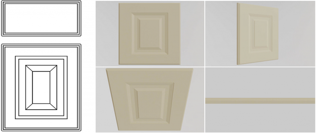 Raised Panel Custom Closet - Raised Panel Profile