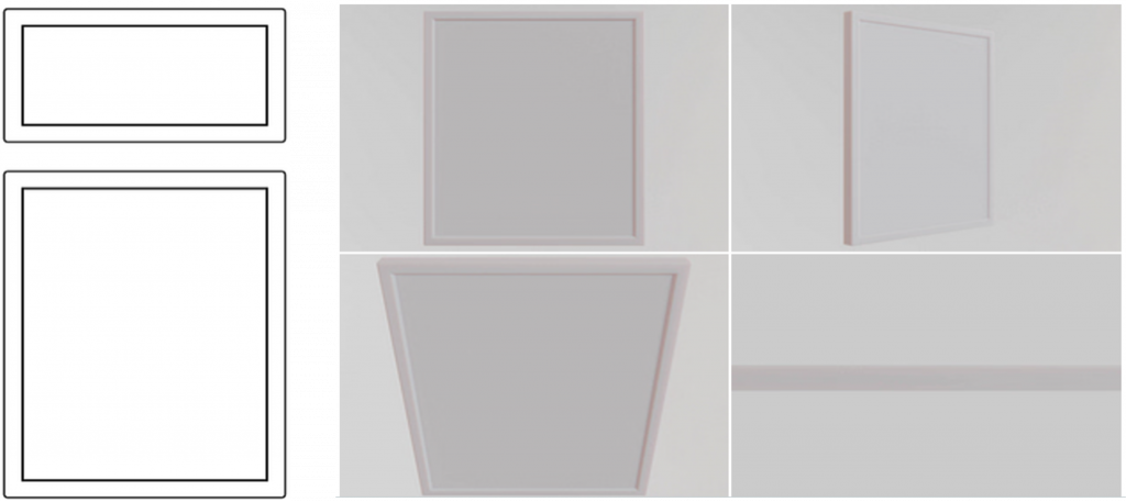 Shaker 0.5 inch Custom Closet - Shaker 0.5 inch Profile