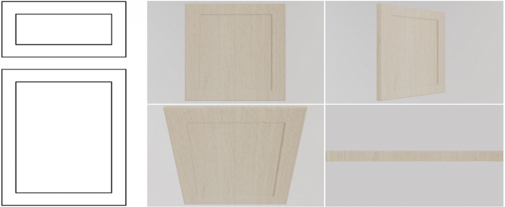 Shaker 1.5 inch Custom Closet - Shaker 1.5 inch Profile