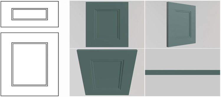 Shaker 2-step Custom Closet - Shaker 2-Step Profile