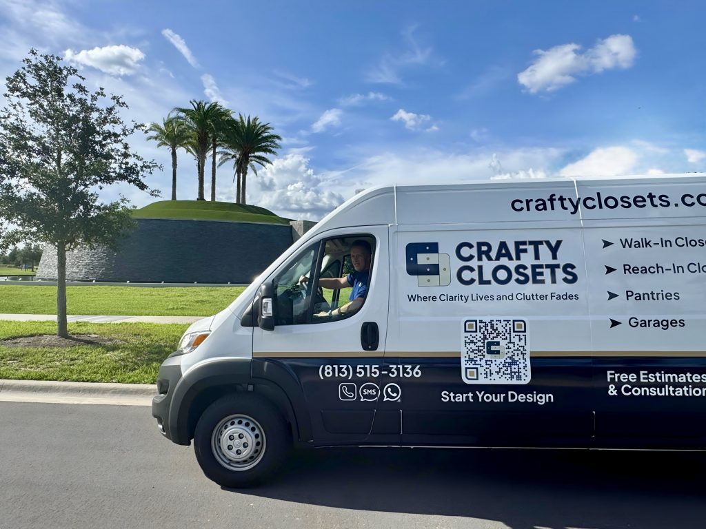 Crafty Closets Van in Pasco County