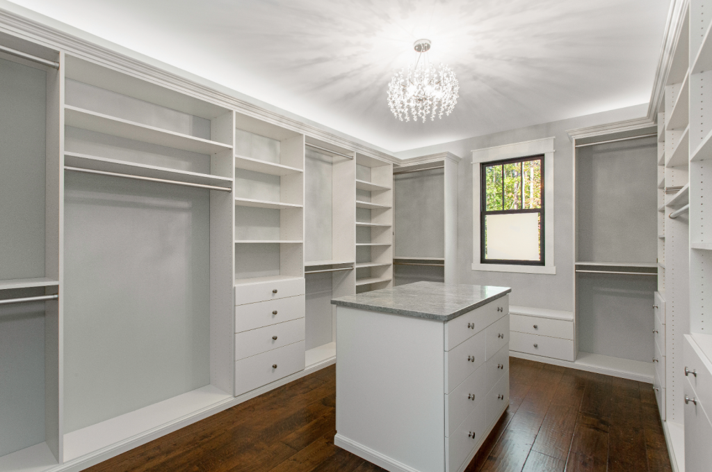 Custom Closets Walk In Wood Floor