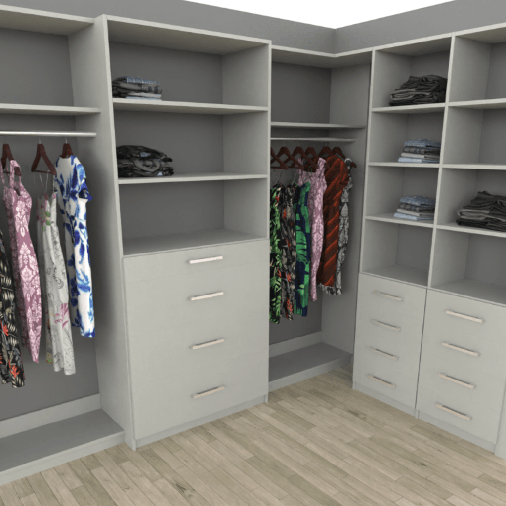 Crafty Closets Design Adjustable Shelves Example Crafty Closets Design Adjustable Shelves Example