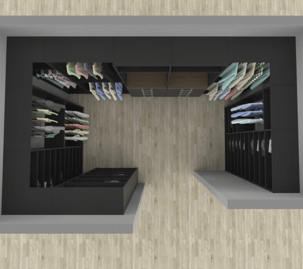 Crafty Closets Design Overhead Example Crafty Closets Design Overhead Example