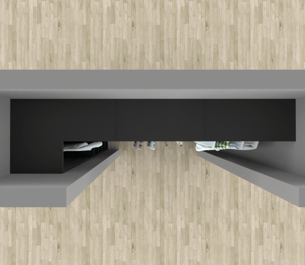 Crafty Closets Reach-In Closet Design Overhead