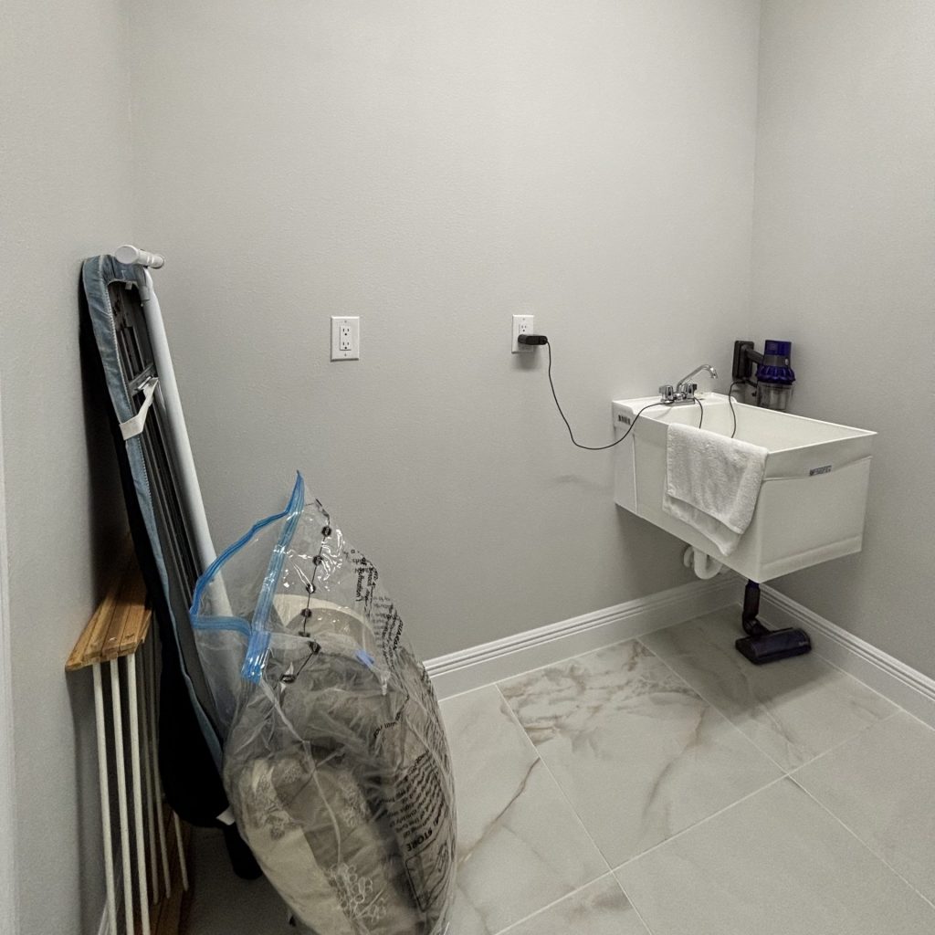 Laundry Room Storage Problem - No Place to Fold