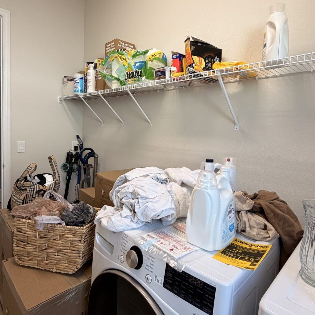 Laundry Room Storage Problem - Room Feels Unfinished