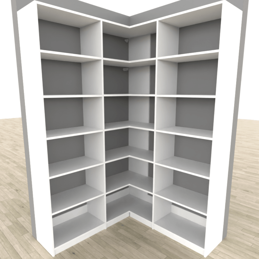 Pantry 3D Design Crafty Closets - Basic