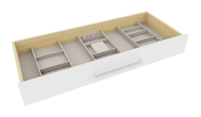 Contour jewelry organizer drawer insert